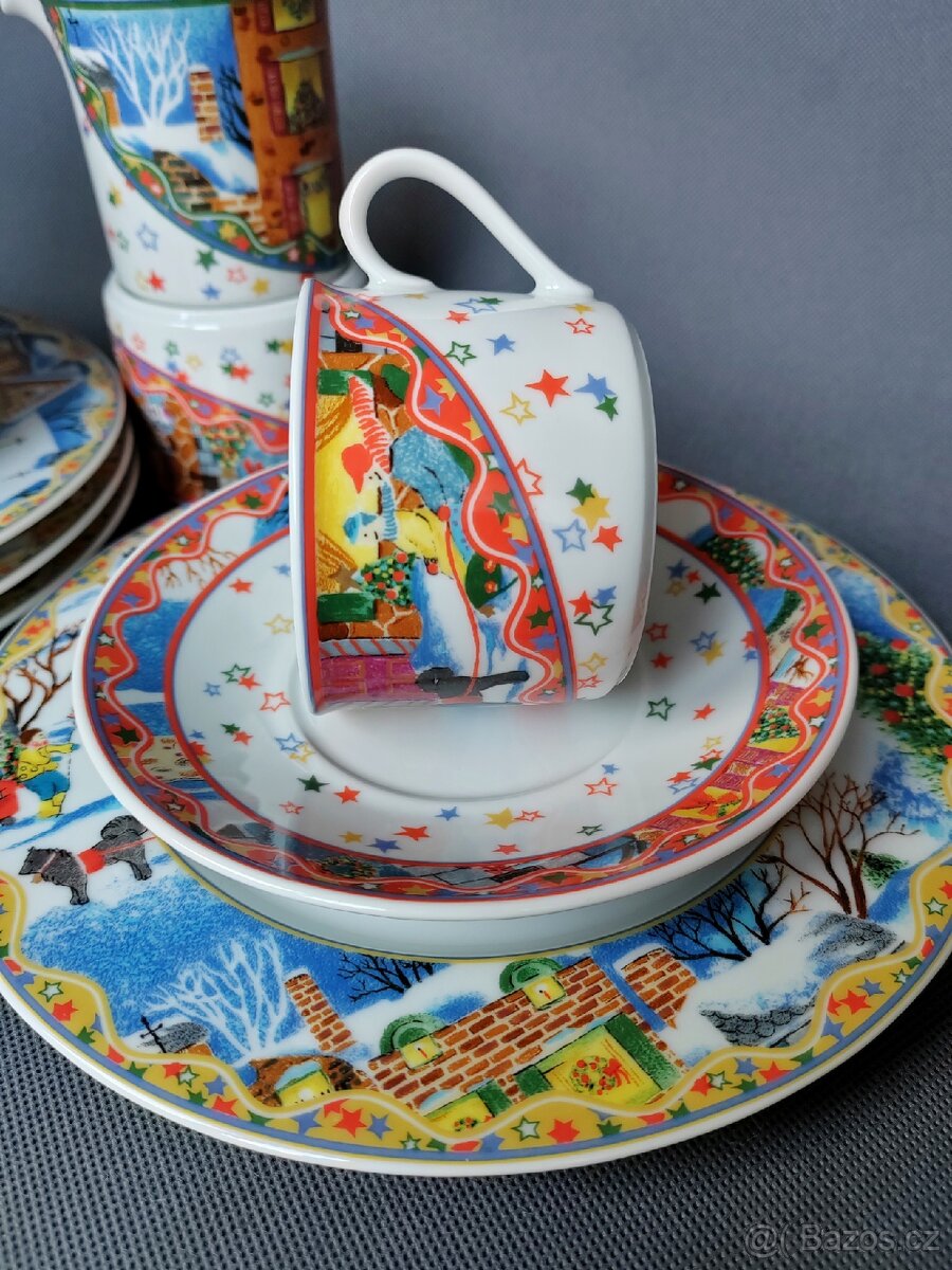 Vánoční porcelánová sada Eschenbach série "Jingle Bells" - 8