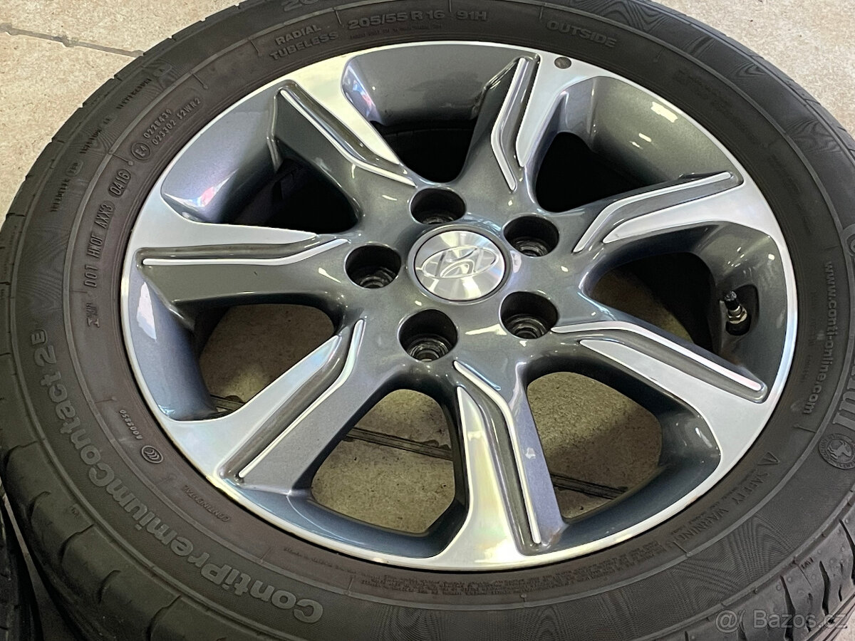 Alu kola 5x114,3 original Hyundai i30/i30cw 205/55 R16 - 8