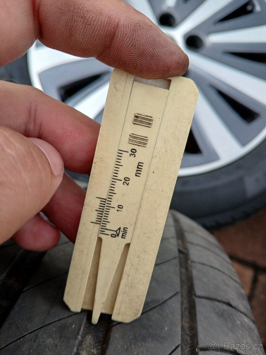 ALU kola,sada, originál Škoda DRAKON,215/55 R17,5x112,TOP - 8