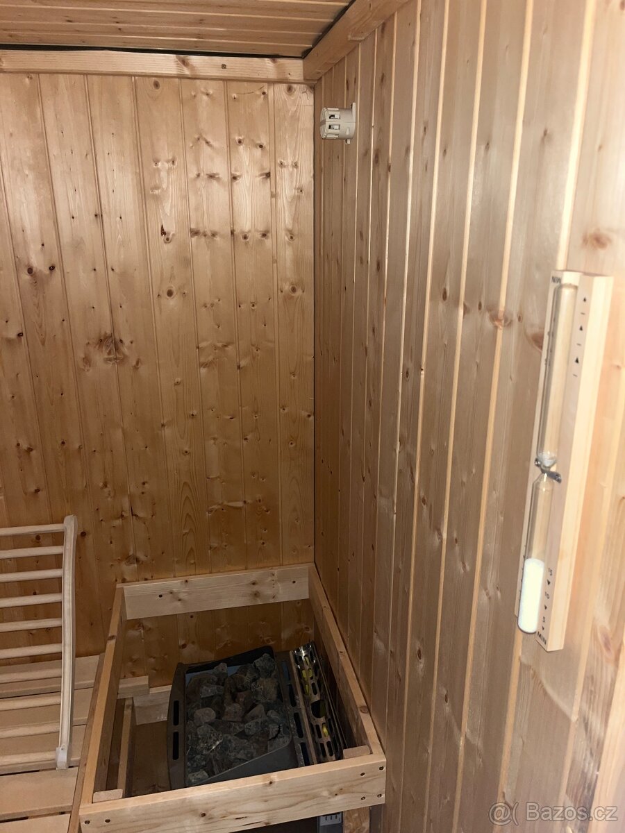 Finská sauna Karibu+kamba BioMat 9 kw - 8