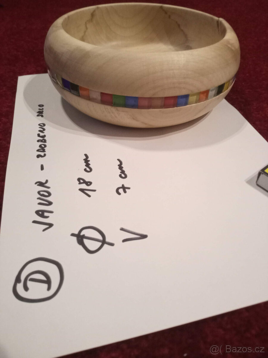 dřevěná miska - krásný a praktický dárek - 8