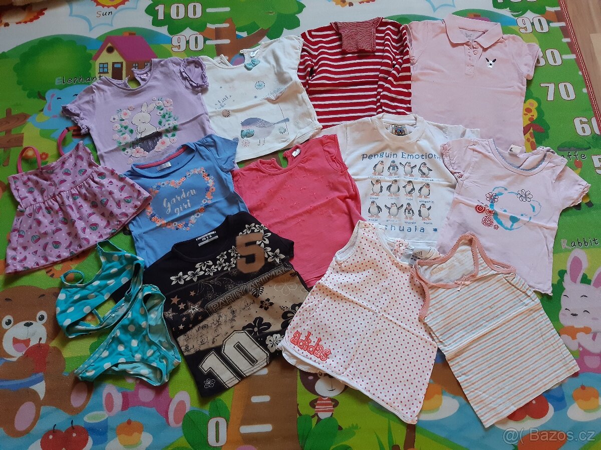 Výbavička na holčičku maxi balík oblečení vel. 86-92 -130ks - 8
