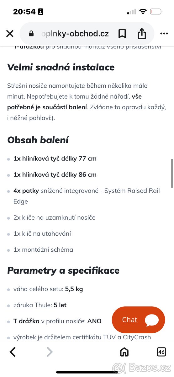 Thule střešní nosiče skoda kodiaq,držaky lyží - 8