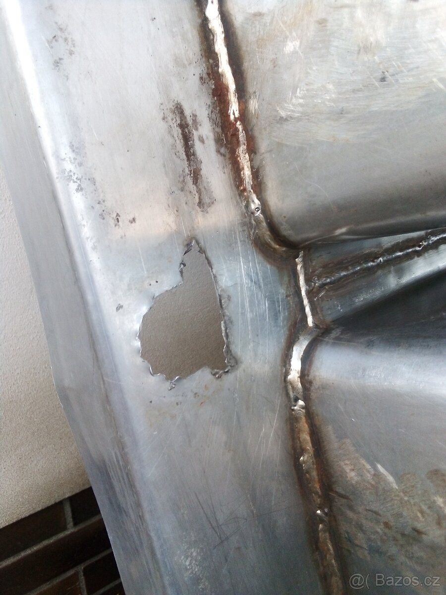 Velký lavor, mycák dvojitý. Nerez INOX 610 x 605 x 320mm. - 8