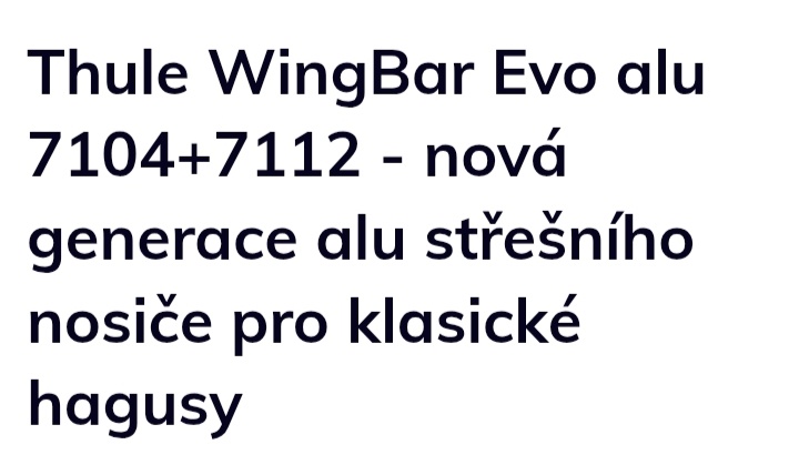 Příčníky Thule Wingbar EVO Škoda Superb combi, Škoda Kodiaq - 8