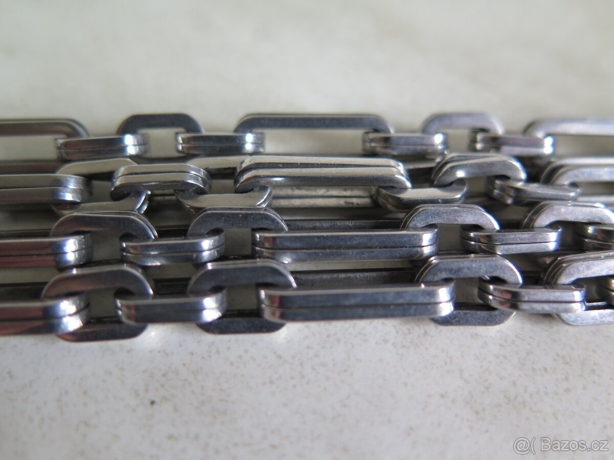 Pánský náhrdelník - přívěsek "STORM" + řetízek - ocel - 8