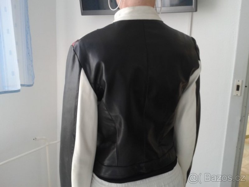 LUXUSNÍ KOŽENÁ SPORTOVNÍ BUNDIČKA vel.M-SLEVA - 8