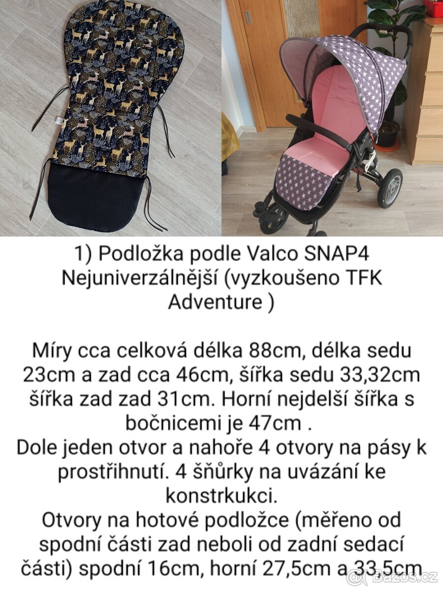 Podložka do kočárku, 2.část, nové - 8