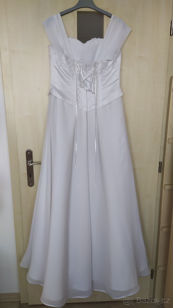 Svatební šaty 40-42 (těhotenské 38) - 8