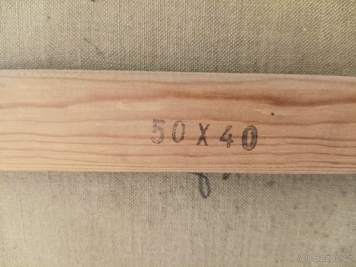 OBRAZ OLEJ NA PLÁTNĚ HOLANDSKÝ MALÍŘ A. KOROS - 8