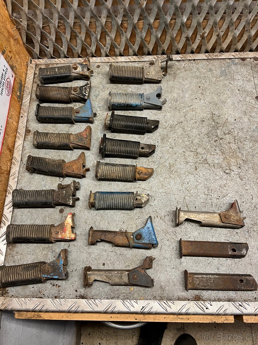 Zadní stupačky Jawa pionýr/mustang - 8