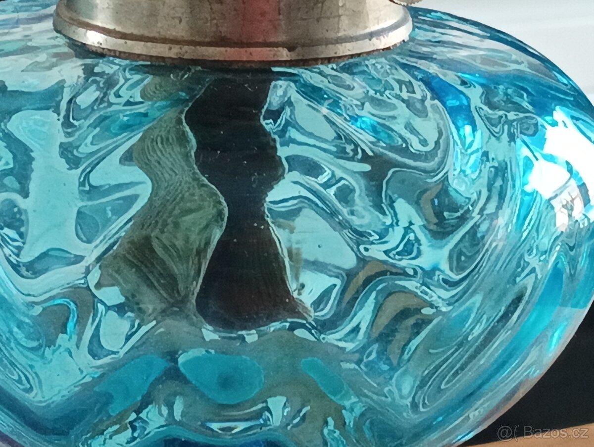 SECESNÍ STAROŽITNÁ PETROLEJKA GAUDARD,FRANCE1900–ART NOUVEAU - 8