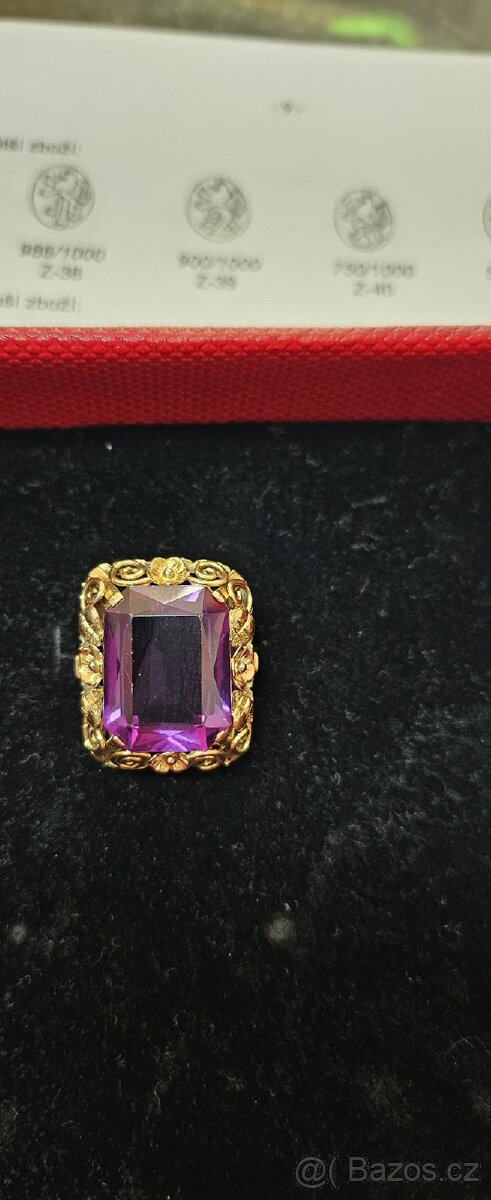 Prodám Dámský prstýnek s kamenem - 8