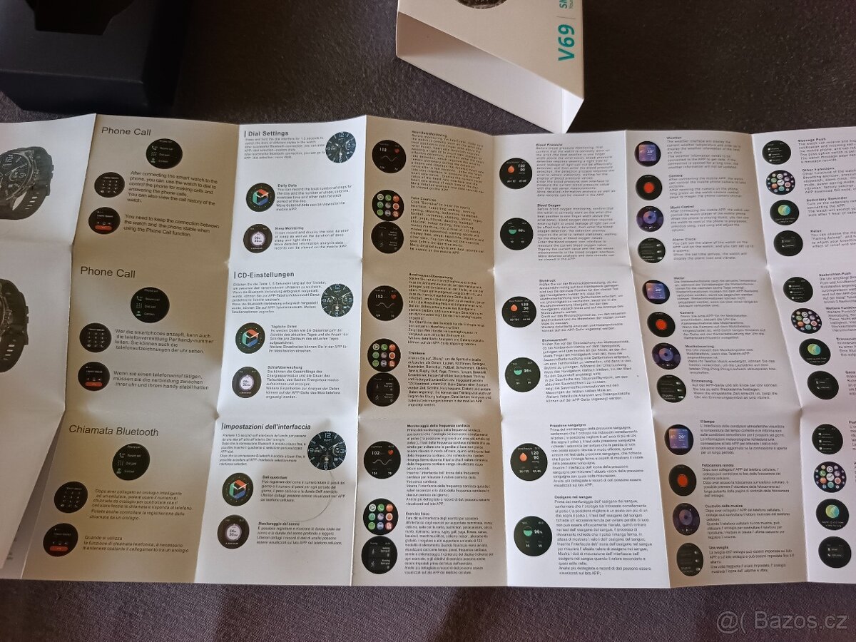 Chytré hodinky 1,85 palců - 8