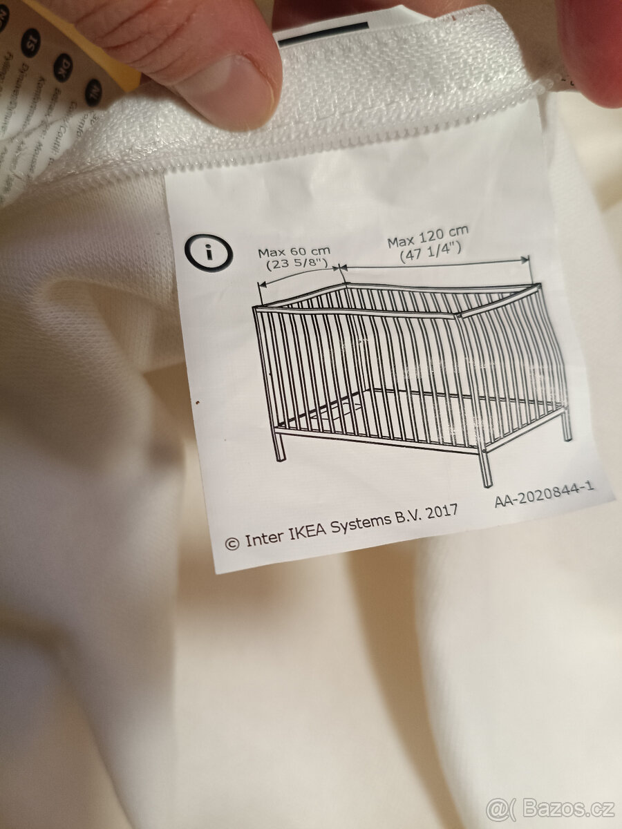 IKEA dětská matrace+ nepromokavé prostěradlo - 8