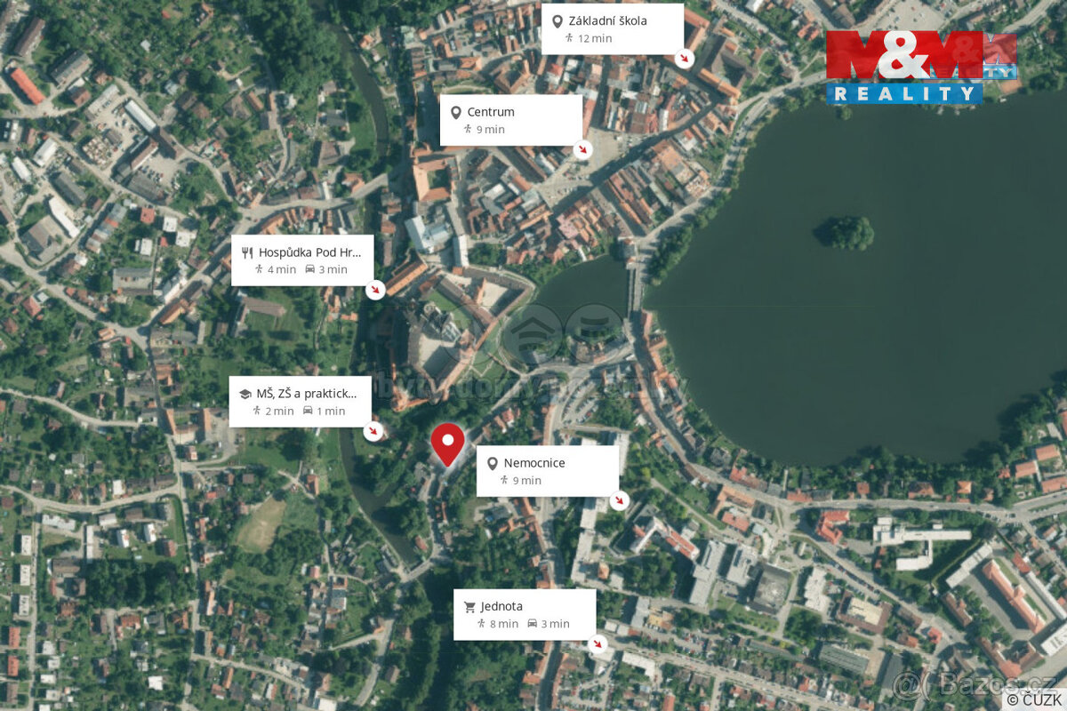 Prodej bytu 2+kk, 75 m², Jindřichův Hradec, ul. Mlýnská - 8