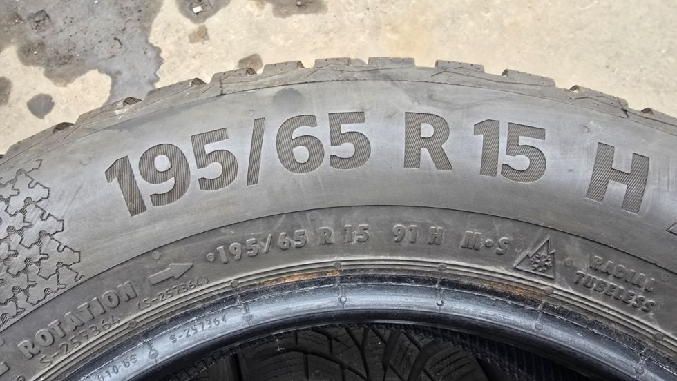 Zimní pneu 195/65/15 Continental - 8