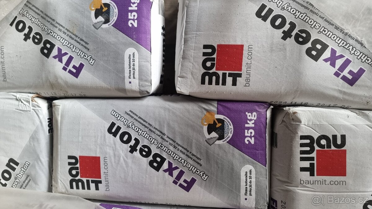 Suché směsi - beton, lepidlo, cement - 8