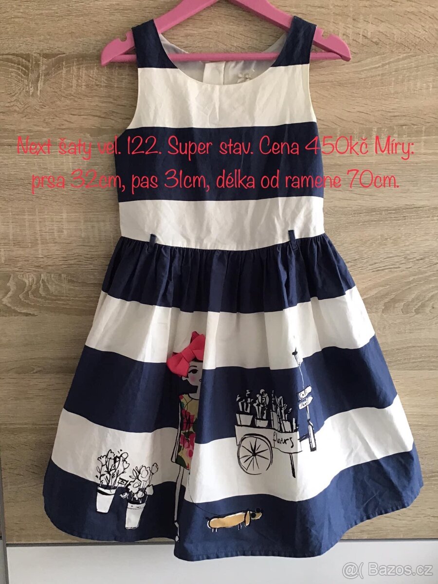 Dívčí šaty a sukně vel. 122 - 8