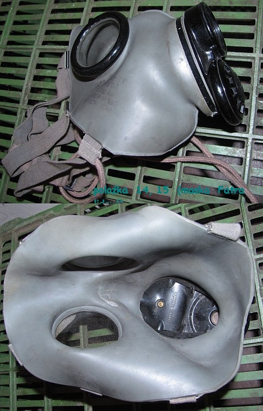 Prodám různé plynové masky a jejich příslušenství - 8