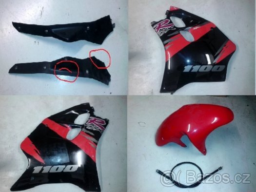 Suzuki GSXR 1100 W díly 93-95 - 8