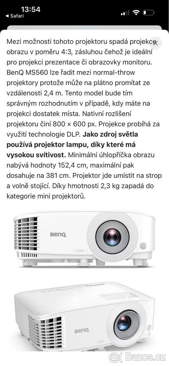 Projektor BenQ - 8