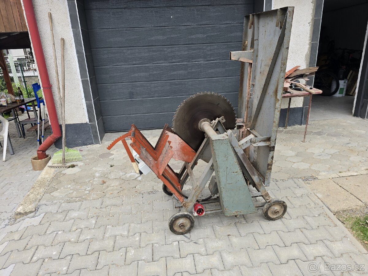 Cirkulárka s kolebkou pojízdná 4kw - 8