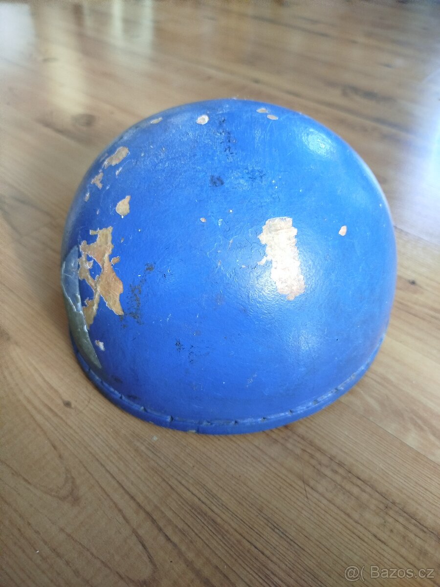 Stará dobová helma přilba kokos na veterán - 8