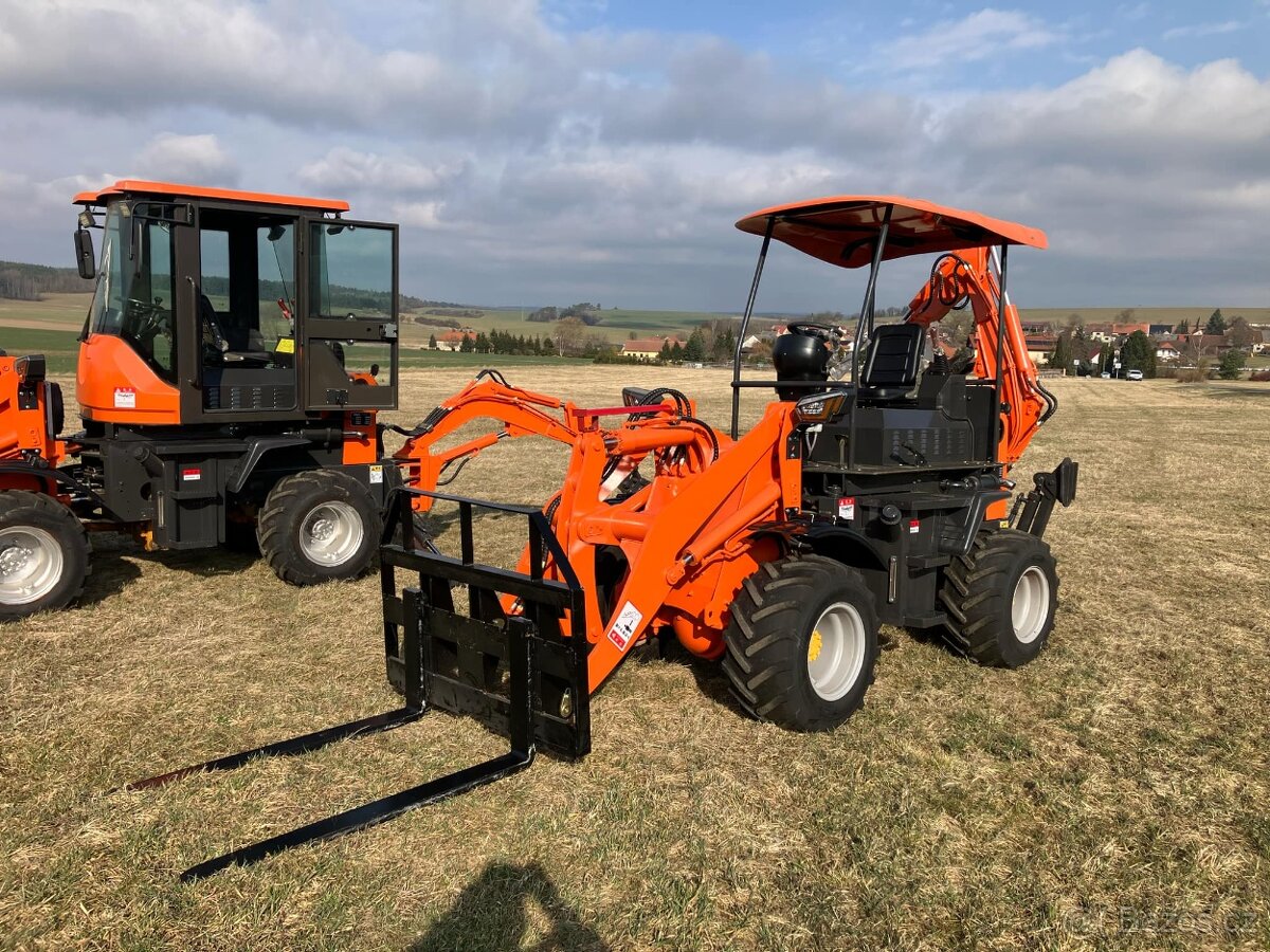 TRAKTORBAGR JM08 NAKLADAČ+MINIBAGR 4x4 - 8