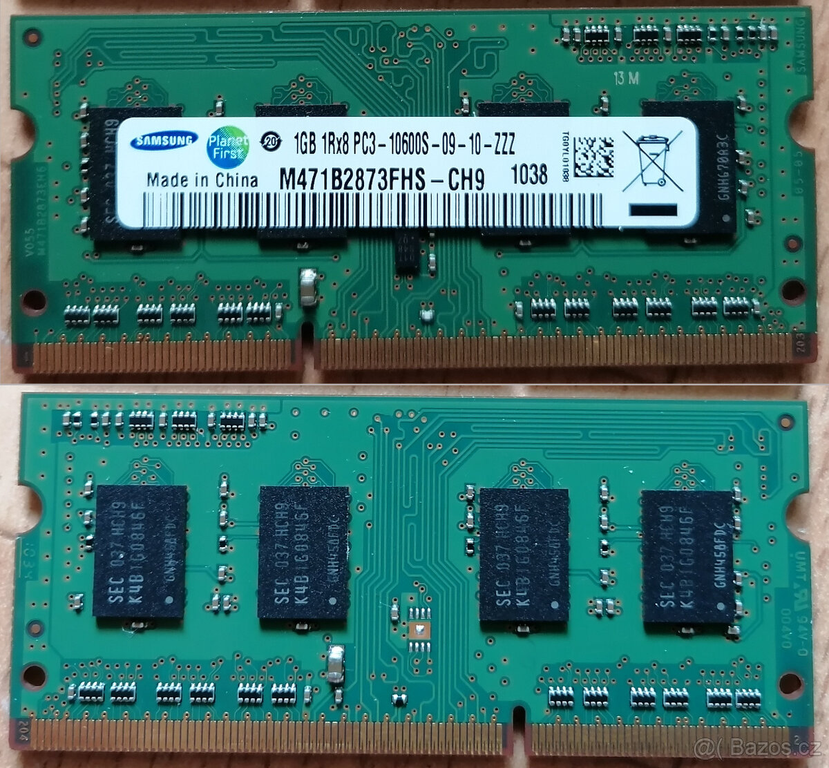 3GB DDR3 Samsung Nanya operační paměť RAM notebook notebooky - 8