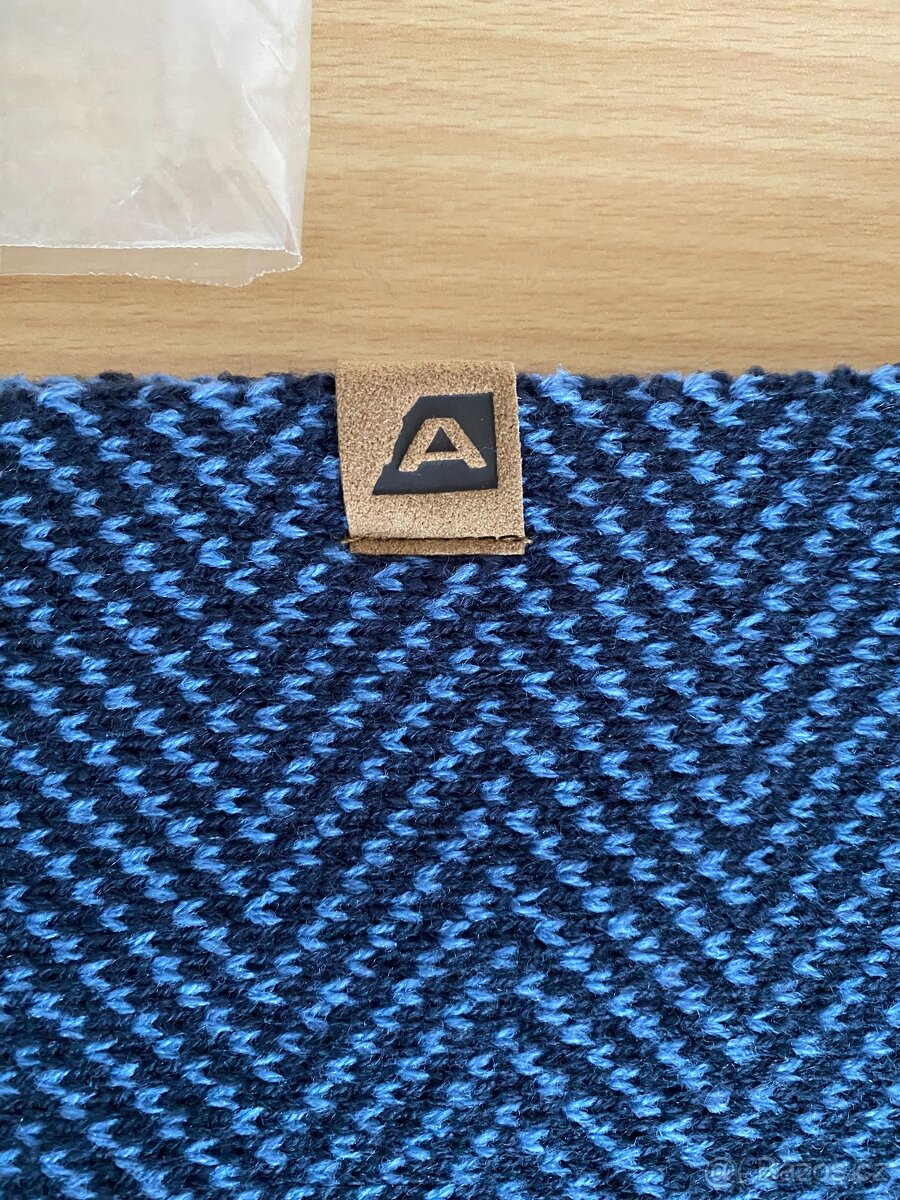 Nová unisex kruhová šála ALPINE PRO - modro-černá - 8