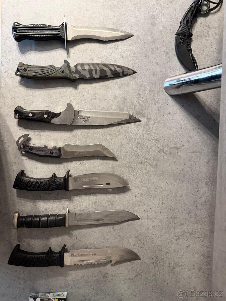 Nože, staré-Damašek - 8