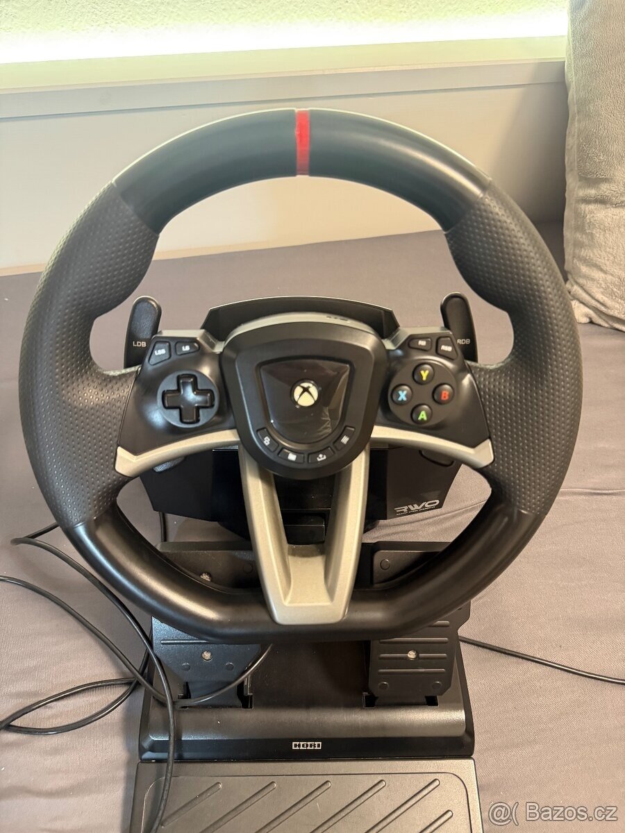 XBOX VOLANT S PEDÁLY V TOP STAVU - 8