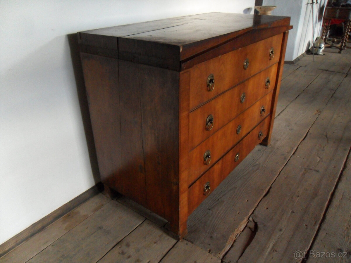 Starožitná komoda, biedermeier. - 8