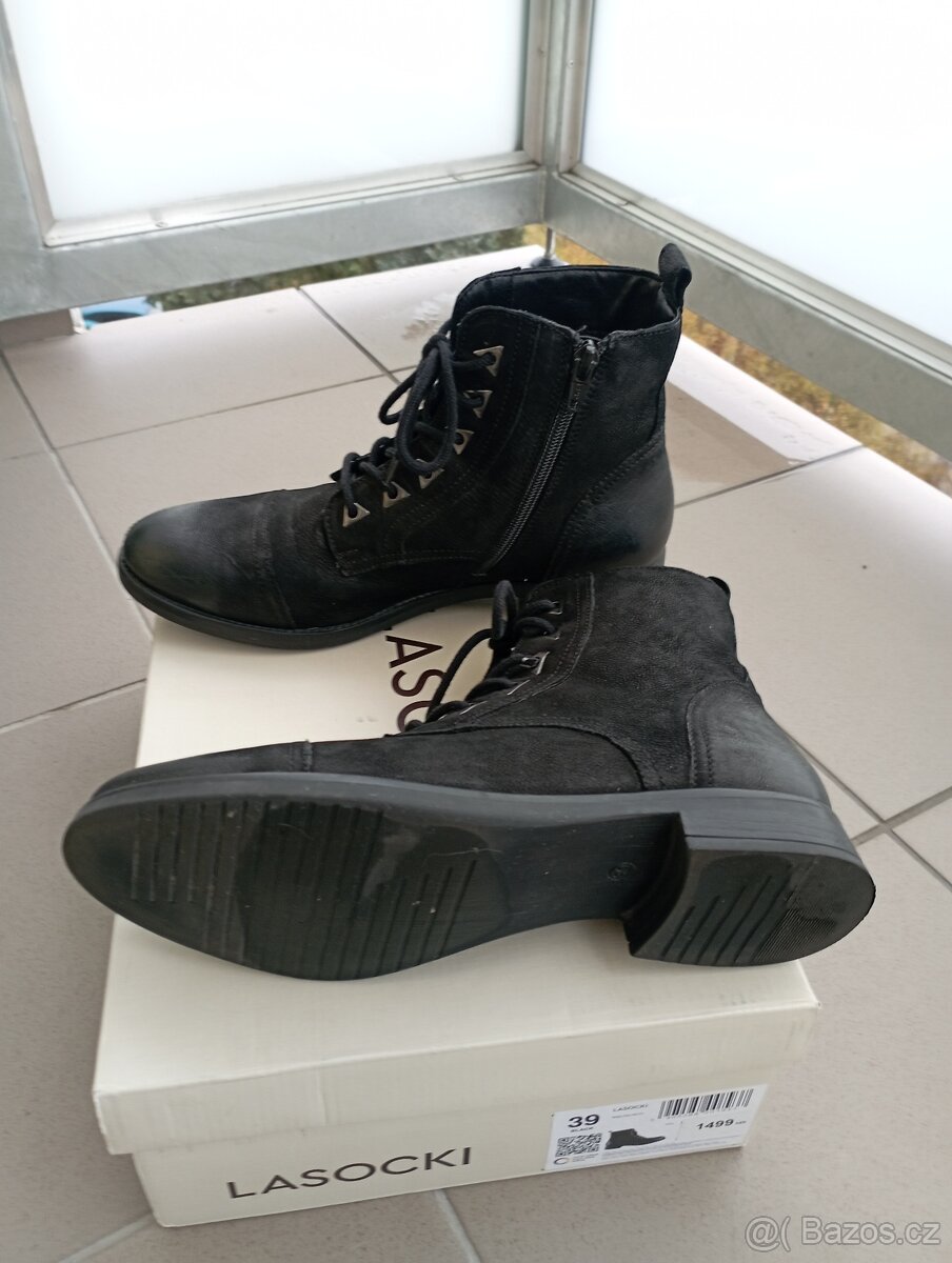 Dámské kotníkové kožené - 8