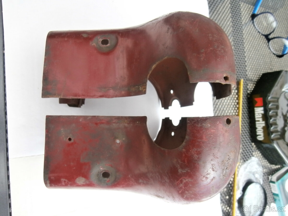 Motocykl veterán přední světlo plechy náhradní díly 900 kč - 8