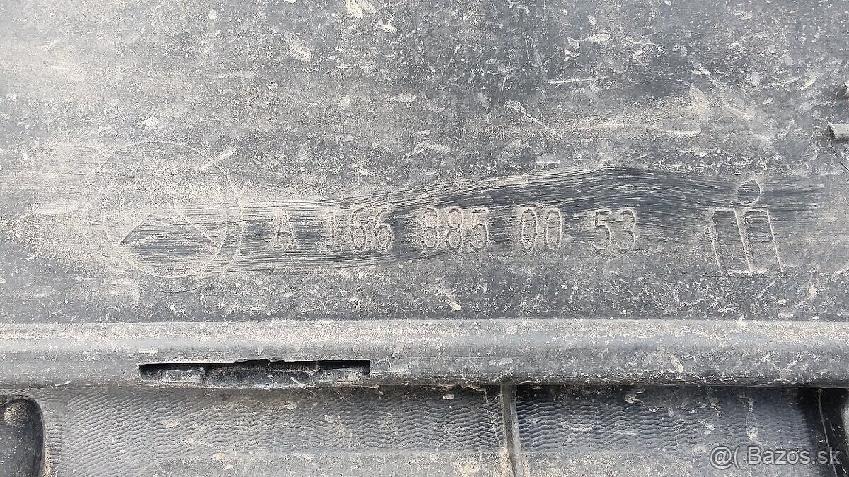 Mercedes ML W166 166 2011 - 2015 zadna mriezka spojler - 8