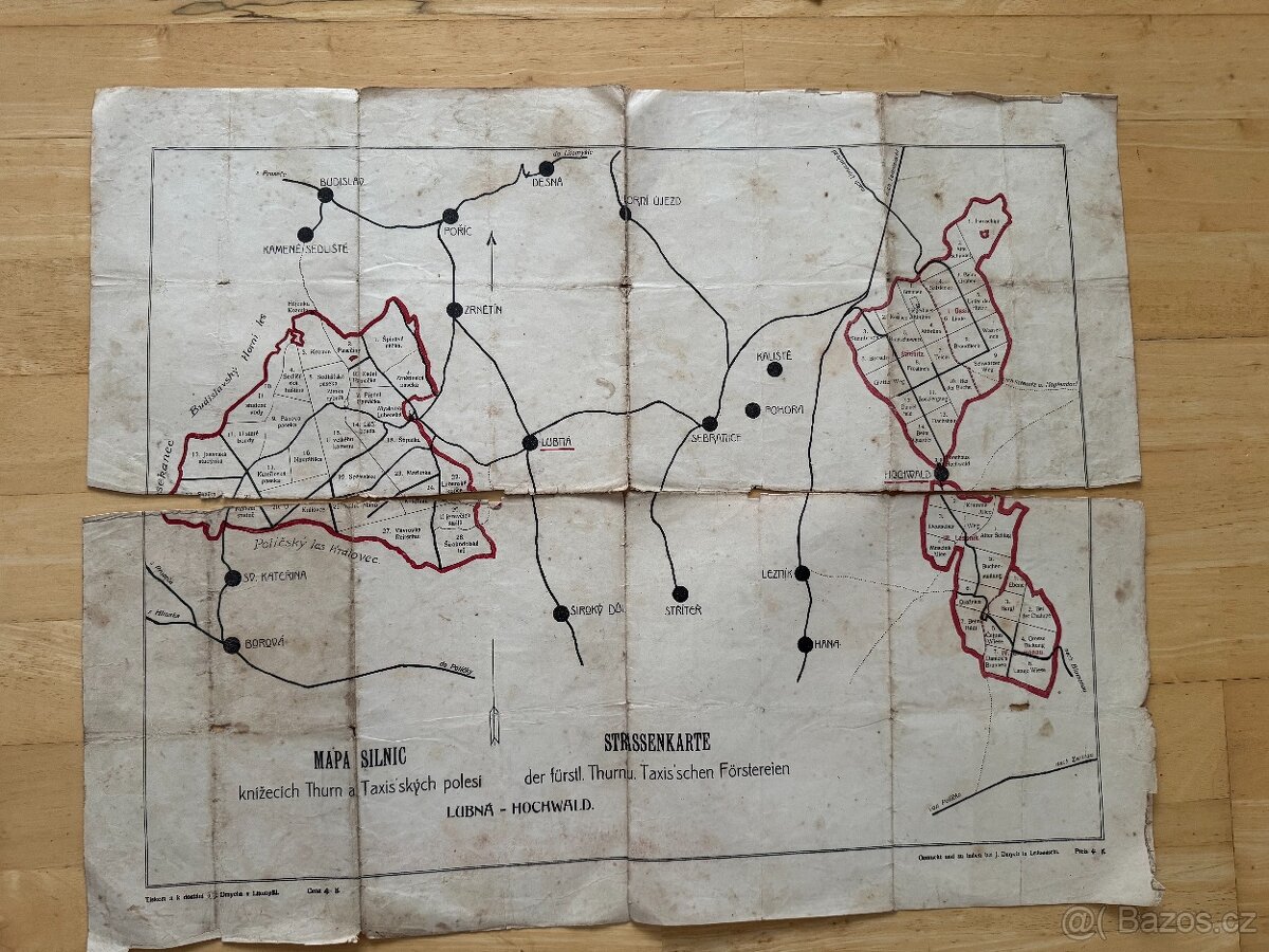 staré mapy , průvodce - 8