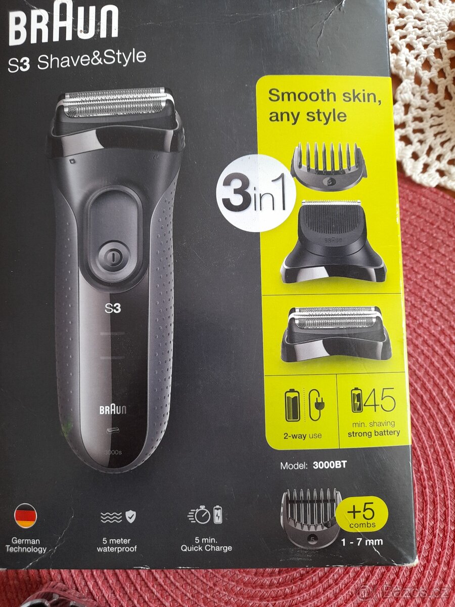 jen vyzkouseny BRAUN S3 - 8