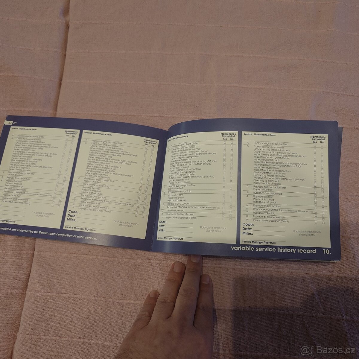 Honda CR-V IV návod + servisní knížka - 8