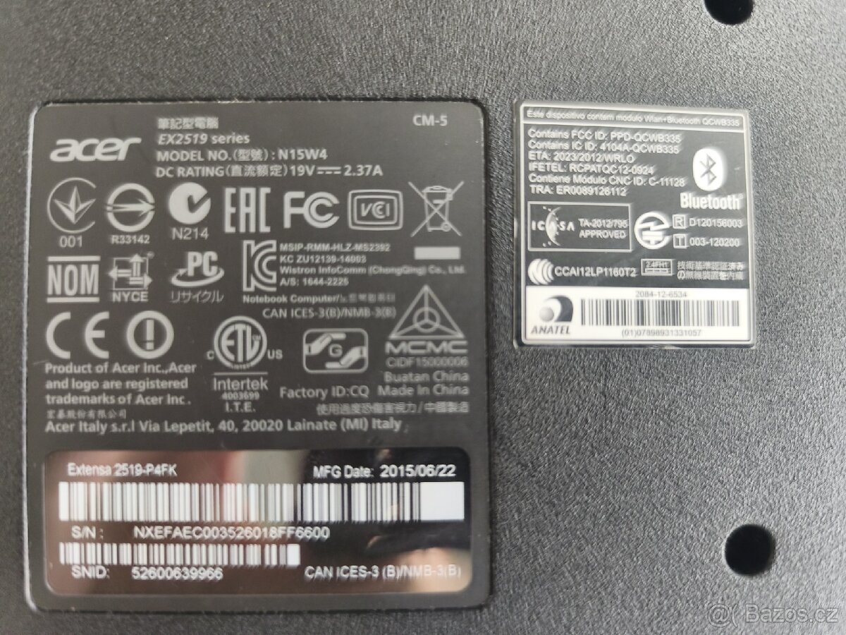 Notebook ACER - 8