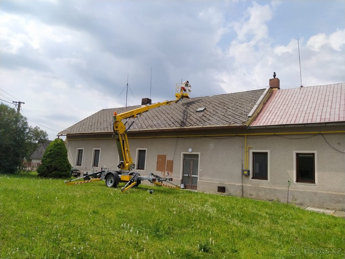 Pracovní přívěsná plošina INREKA – 19 m, vlastní pojezd, TOP - 8