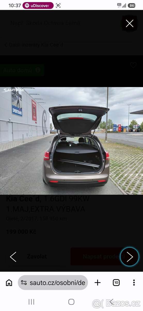 Kia Cee'd 1.6 GDI 99kw,extra vybava - 8