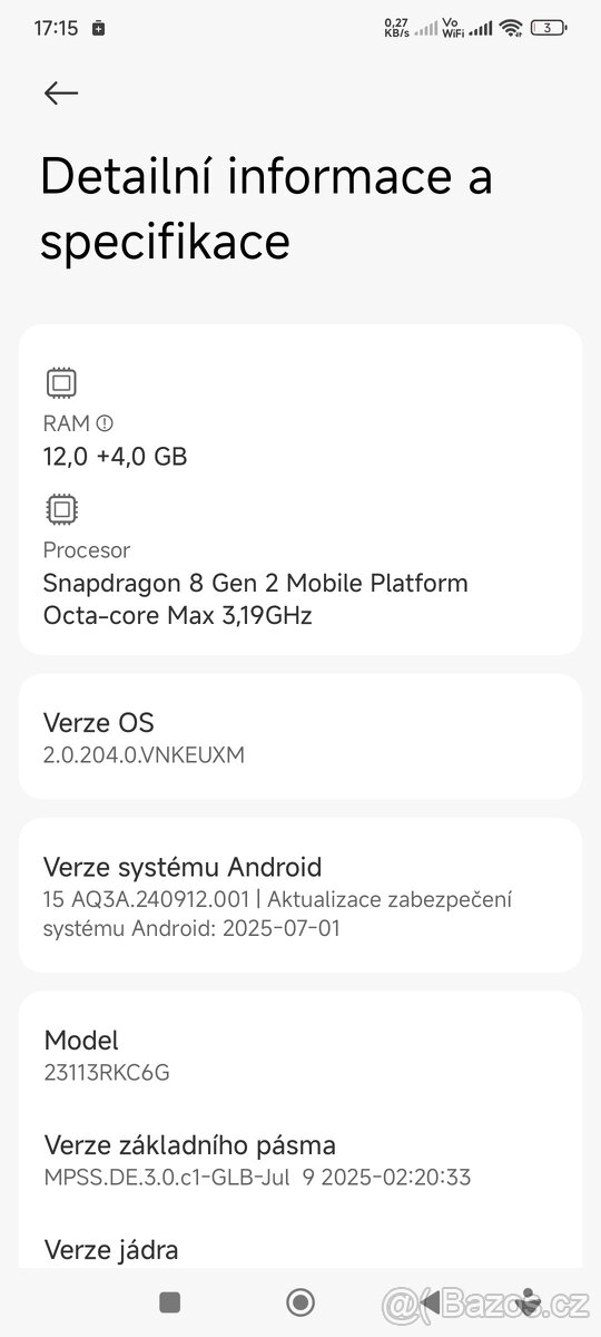 POCO F6 PRO 12/256GB - 8