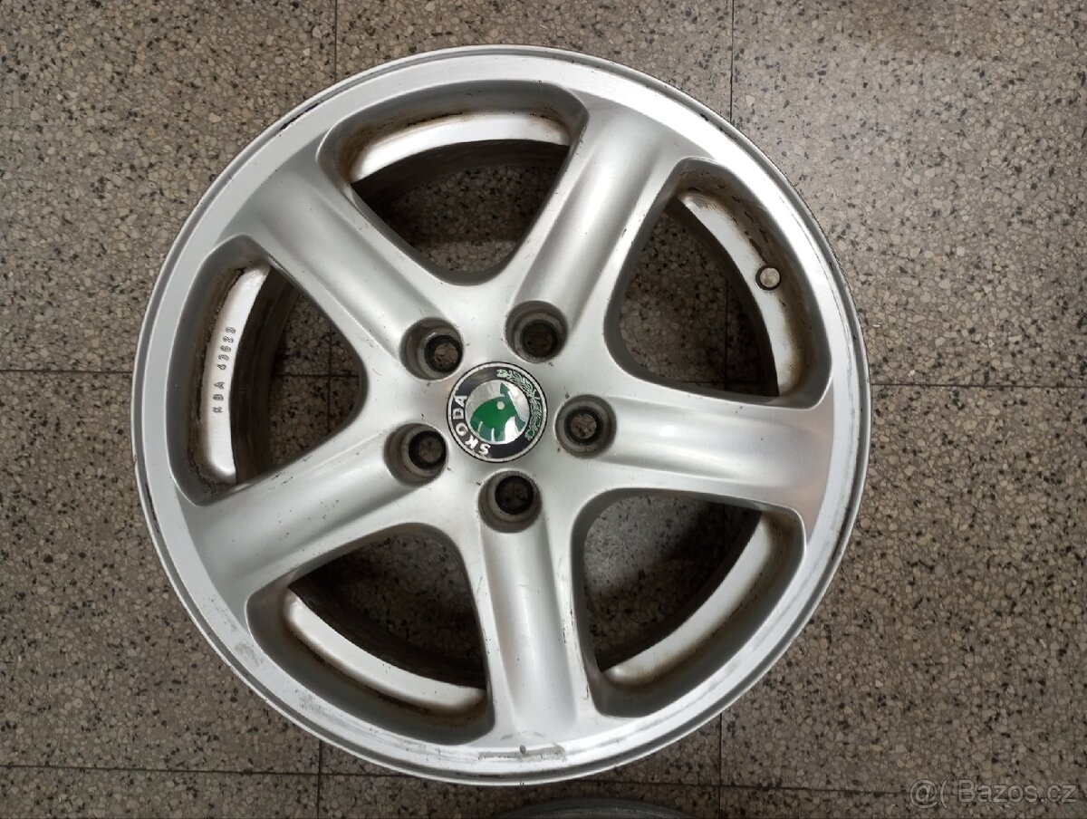 ALU kola 15" originál Škoda Octavia - 8