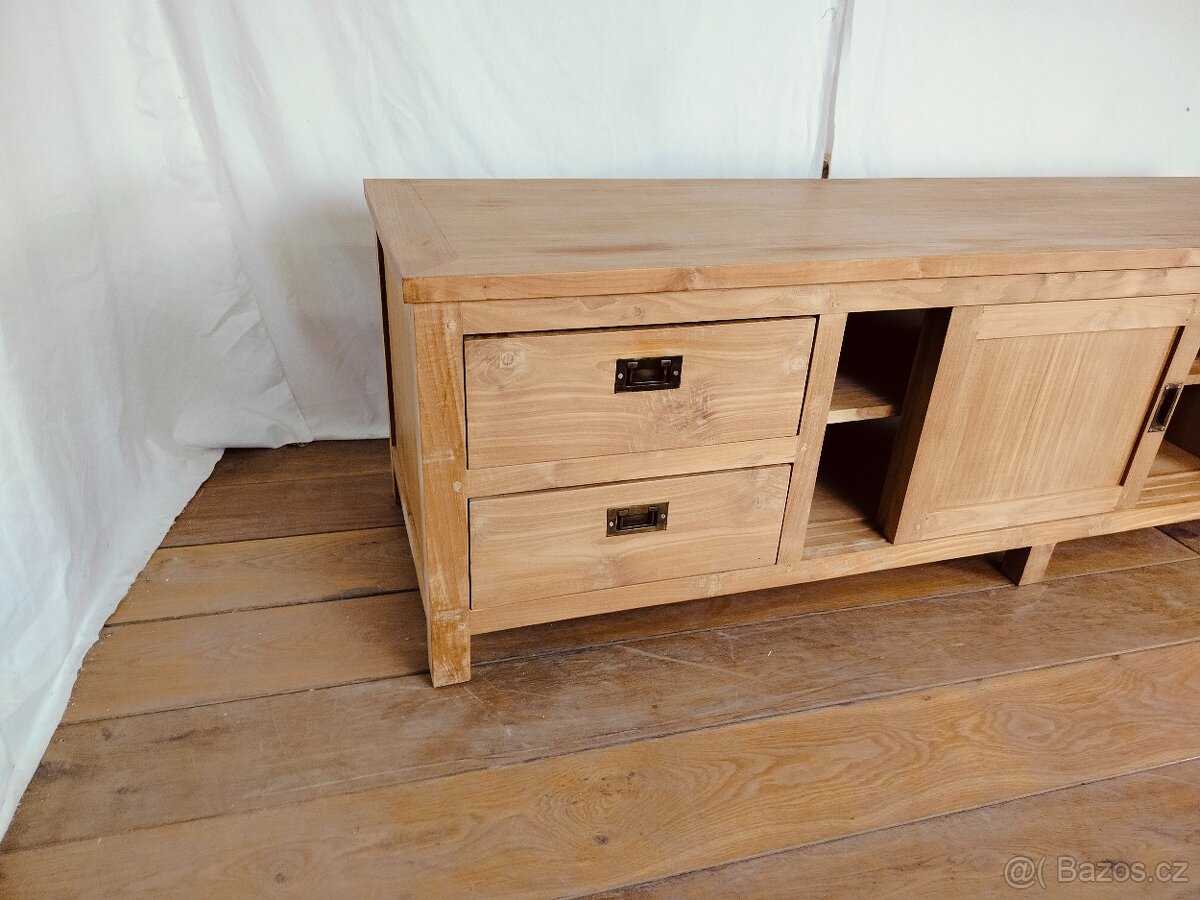 Komoda - botník - masiv TEAK - 8