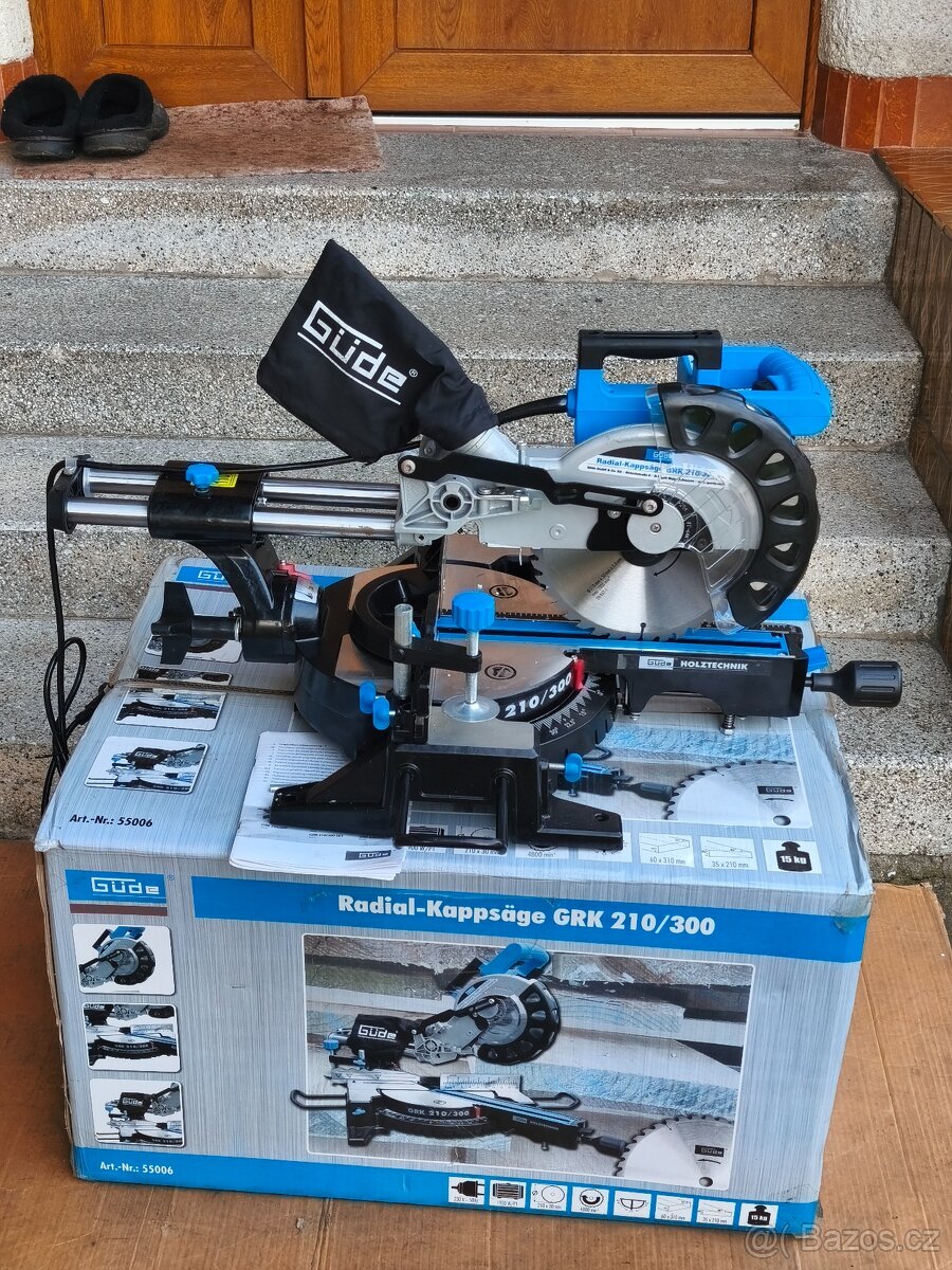 Prodám NEPOUŽITOU pokosovou pilu s posuvem GÜDE GRK 210/300 - 8
