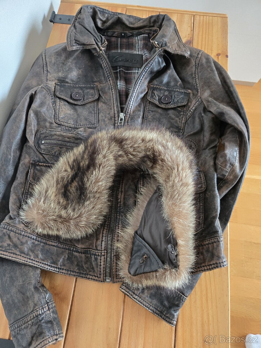 Dámská značková Kožená bunda - 8