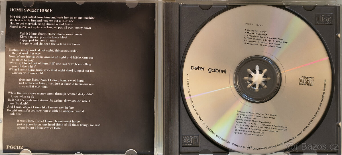CD Peter Gabriel: Různá alba - 8