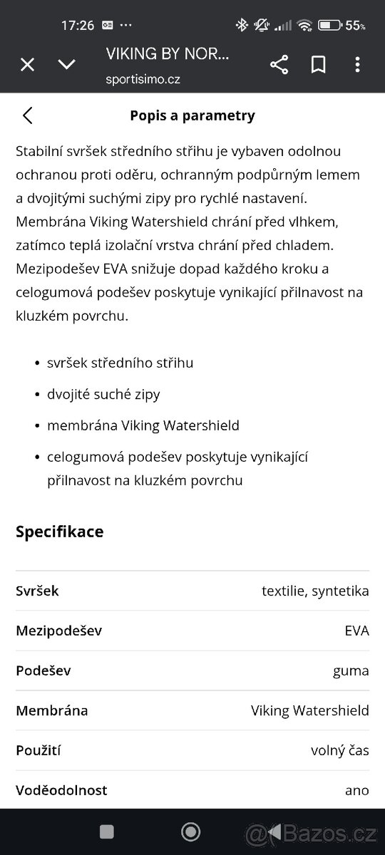 Dětské zimní boty Viking vel.33 - 8